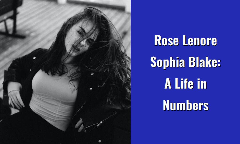 rose lenore sophia blake a life in numbers i1483 87